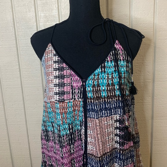 Anthropologie Akemi + Kin Riviera Asymmetrical Hem Midi Dress, size small. - Picture 3 of 5